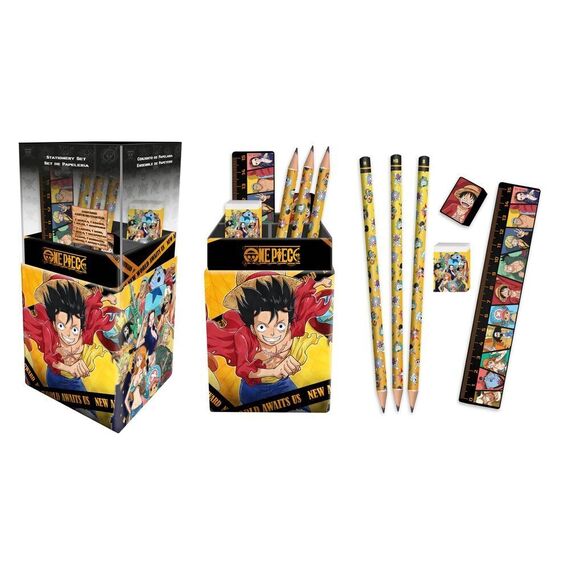 One Piece Pencil holders with stationery - Figurines - Collectibles - Techbox