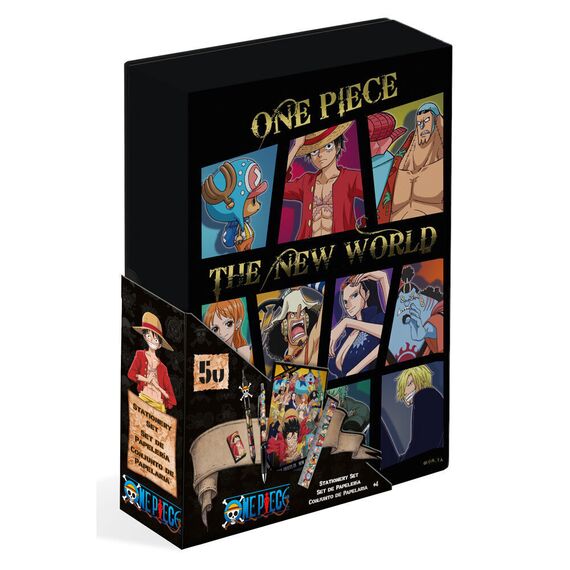 One Piece Stationery case 5pcs - Figurines - Collectibles - Techbox