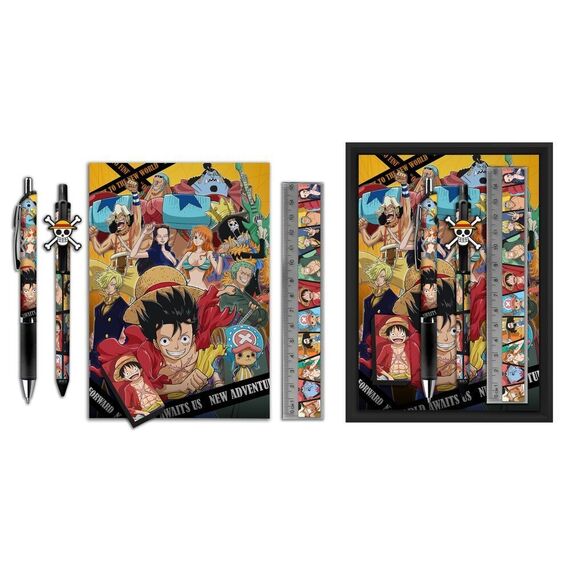 One Piece Stationery case 5pcs - Figurines - Collectibles - Techbox