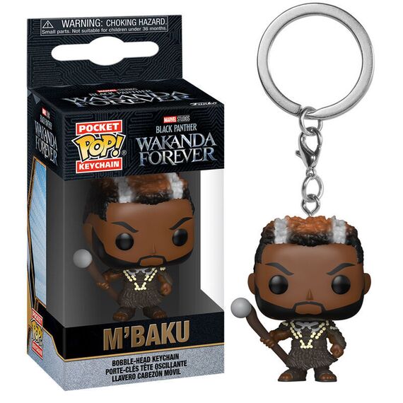 Pocket POP Keychain Marvel Black Panther Wakanda Forever M Baku |  Techbox