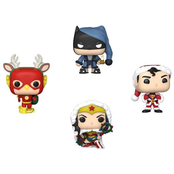 Pocket POP pack 4 figures Marvel Tree Holiday Exclusive - Funko POP - Collectibles - Techbox