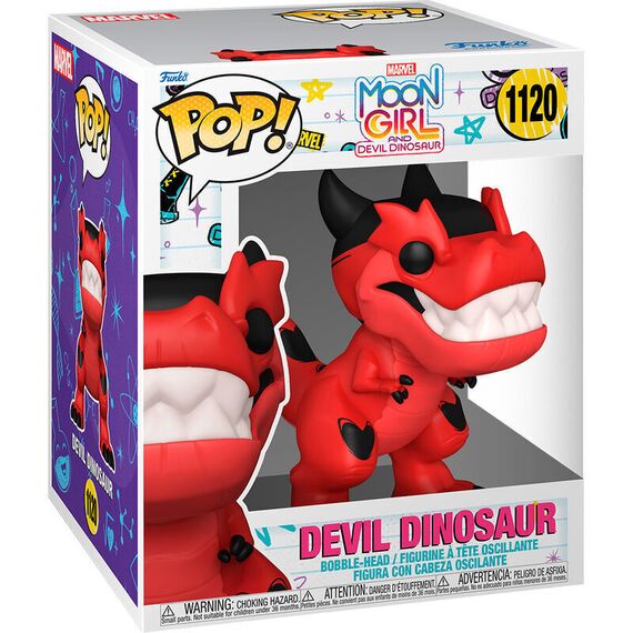 POP figure Marvel Moon Girld and Devil Dinosaur Devil Dinosaur - Funko POP - Collectibles - Techbox