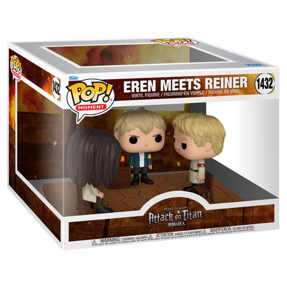 POP figure Moment Attack on Titan Eren Meets Reiner |  Techbox