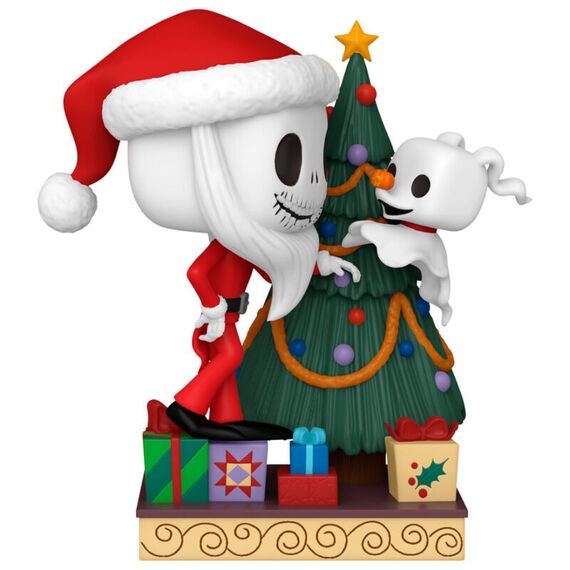 POP figure Deluxe Disney Nightmare Before Christmas 30th Anniversary Jack Skellington and Zero - Funko POP - Collectibles - Techbox