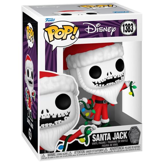 POP figure Disney Nightmare Before Christmas 30th Anniversary Santa Jack - Funko POP - Collectibles - Techbox