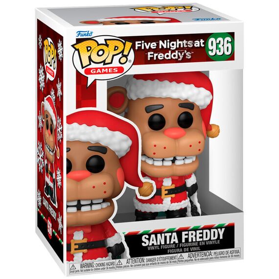 POP figure Five Nights at Freddys Holiday Santa Freddy |  Techbox