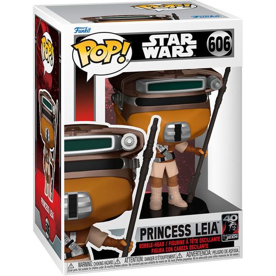 POP figure Star Wars 40th Princess Leia |  Techbox