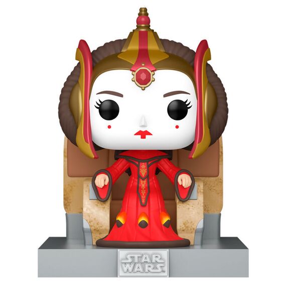 POP figure Deluxe Star Wars Queen Amidala on the Throne |  Techbox