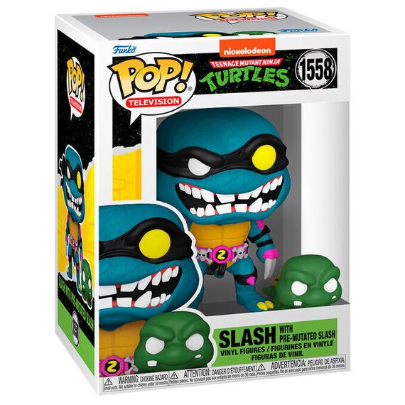 POP figure Teenage Mutant Ninja Turtles Slash & Pre Mutated Slash - Funko POP - Collectibles - Techbox