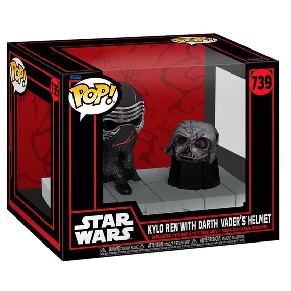 POP figure Deluxe Star Wars Kylo Ren with Darth Vader Helmet - Funko POP - Collectibles - Techbox