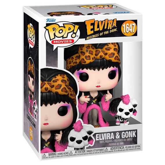 POP figure Elvira Mistress of the Dark Elvira & Gonk |  Techbox