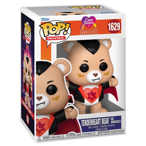 POP figure Care Bears x Monsters Tender Heart Bear as Dracula - Funko POP - Collectibles - Techbox