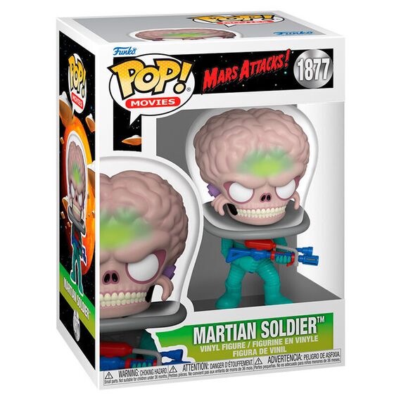POP figure Mars Attacks Martian Soldier |  Techbox