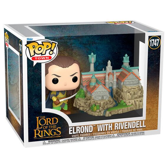 POP figure Town The Lord of the Rings Lord Elrond with Rivendell - Funko POP - Collectibles - Techbox