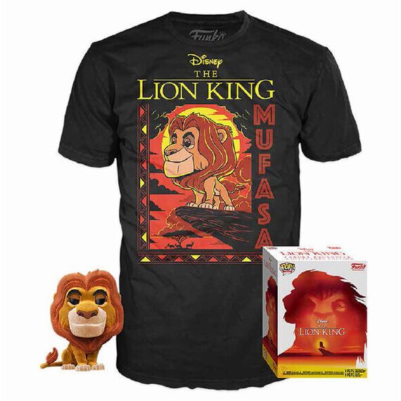 Set POP figure & Tee Disney The Lion King Mufasa |  Techbox