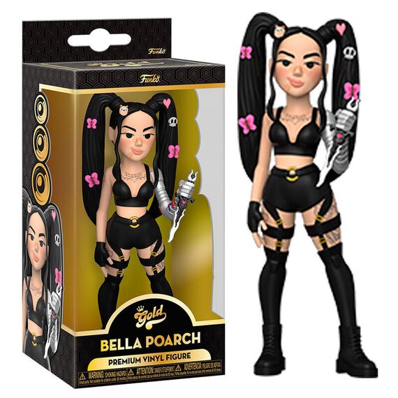 Vinyl Gold figure Bella Poarch |  Techbox