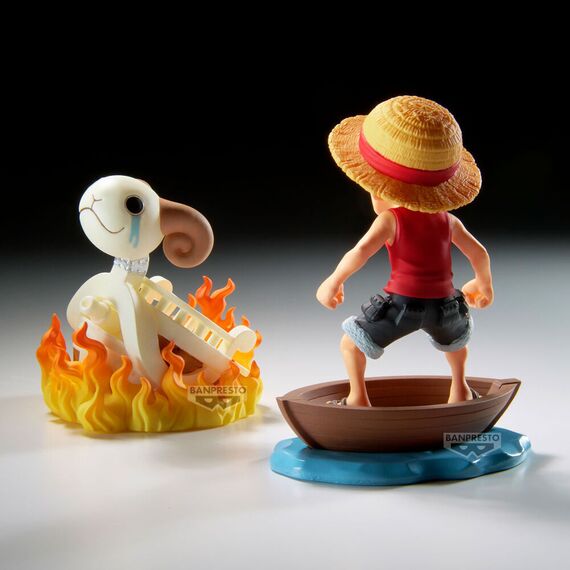 One Piece Luffy & Going Merry Log Stories figure 8cm |  Techbox