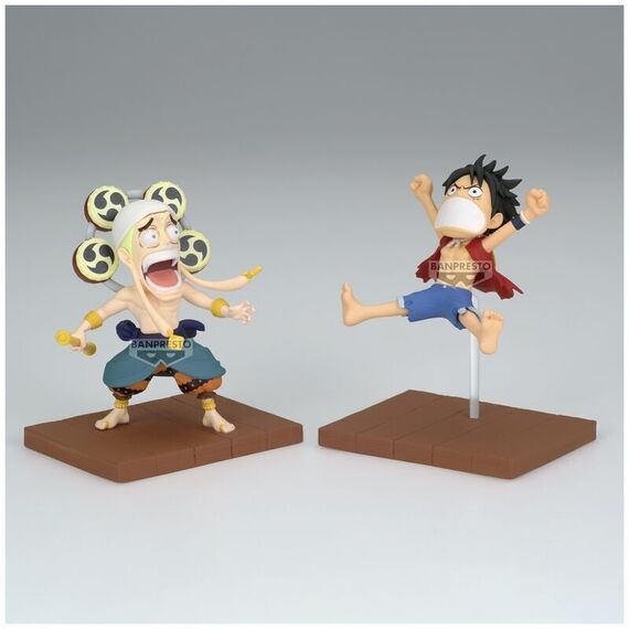 One Piece Monkey D Luffy & Enel World Collectable figure 7cm |  Techbox