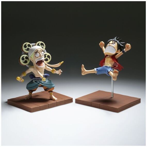 One Piece Monkey D Luffy & Enel World Collectable figure 7cm |  Techbox