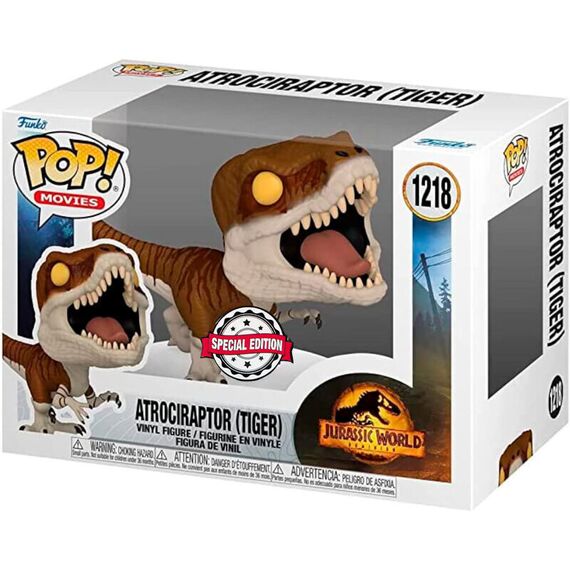 POP figure Jurassic World 3 Atrociraptor Tiger Exclusive - Funko POP - Collectibles - Techbox