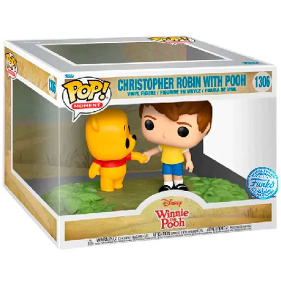 POP figure Moments Disney Winnie the Pooh Christopher Robin with Pooh Exclusive |  Techbox