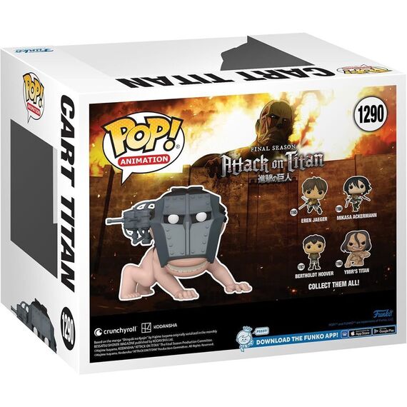 POP figure Super Attack On Titan Cart Titan Exclusive - Funko POP - Collectibles - Techbox
