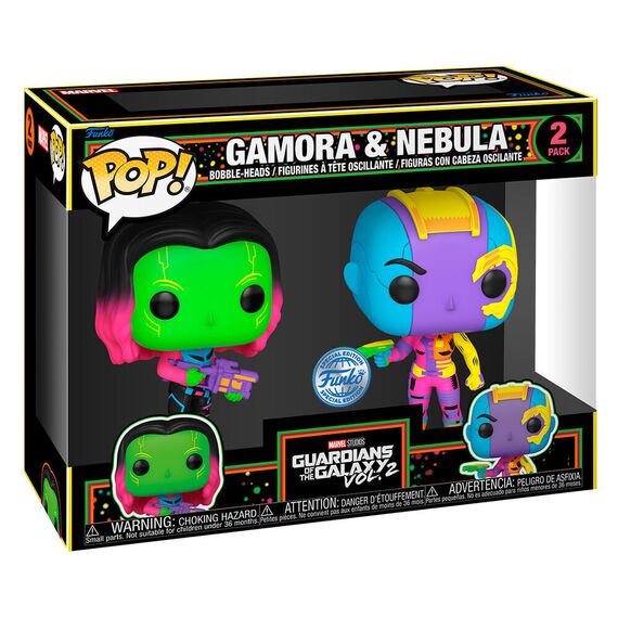 POP pack 2 figures Marvel Guardians of the Galaxy Gamora & Nebula Exclusive |  Techbox
