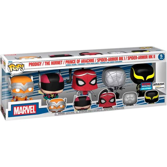 POP pack 3 figures Marvel Spiderman Exclusive |  Techbox