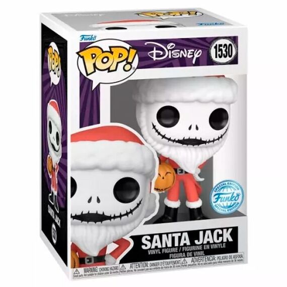 POP figure Disney Nightmare Before Christmas Santa Jack Exclusive - Funko POP - Collectibles - Techbox