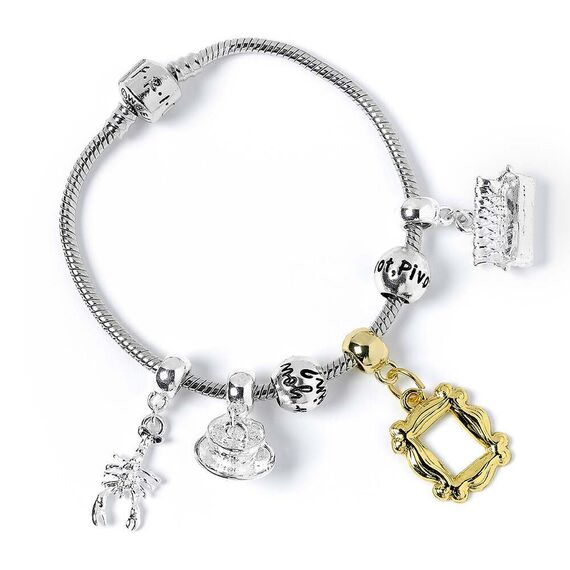 Friends Silver Plated Charm bracelet |  Techbox