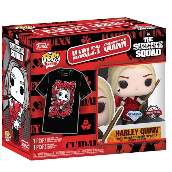 Set figure POP & Tee DC Comics Escuadron Suicida Harley Quinn - Hoodies & Tshirts - Fashion - Techbox