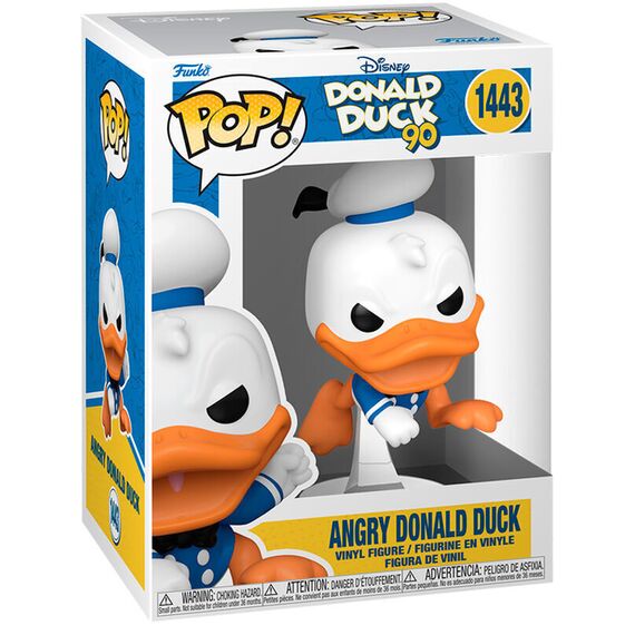POP figure Disney 90th Anniversary Angry Donald Duck |  Techbox