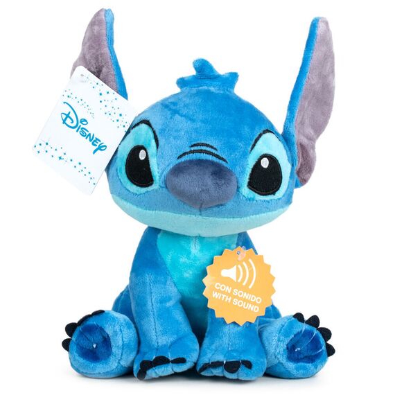 Disney Stitch soft plush toy with sound 20cm - Plushies - Gifts - Techbox