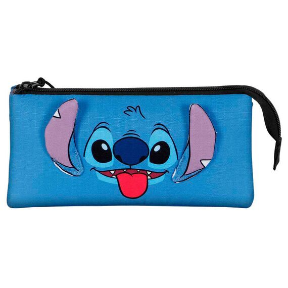 Disney Stitch Tongue triple pencil case |  Techbox