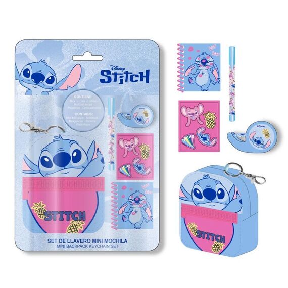 Disney Stitch Stationery mini backpack set - Merchandise Office Supplies - Various - Techbox