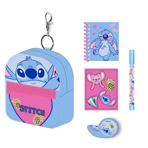 Disney Stitch Stationery mini backpack set - Merchandise Office Supplies - Various - Techbox