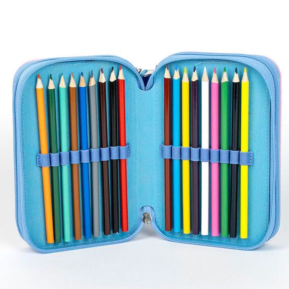 Disney Stitch triple pencil case - Merchandise Office Supplies - Various - Techbox