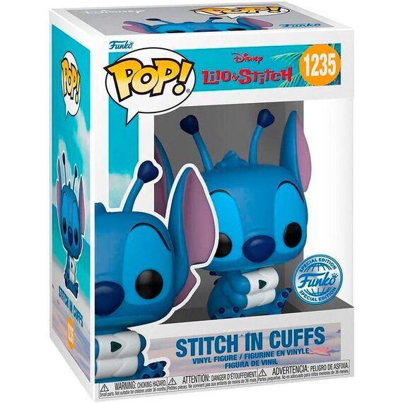 POP figure Disney Lilo & Stitch - Stitch in Cuffs Exclusive - Funko POP - Collectibles - Techbox