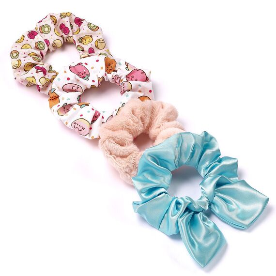 Pusheen Set 4 hair scrunchies |  Techbox