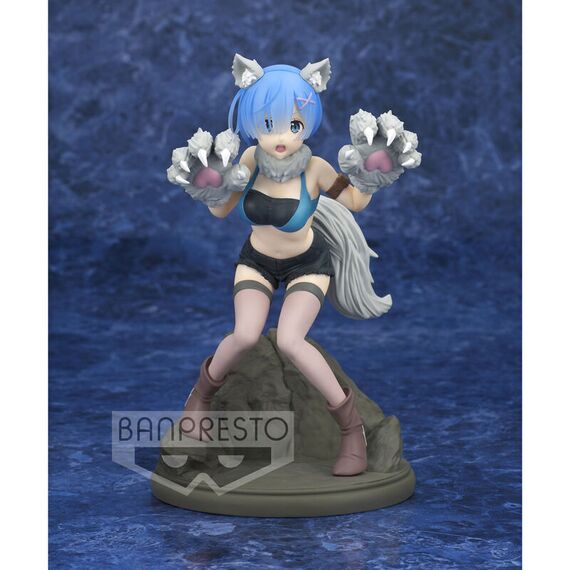 Re:Zero Starting Life in Another World Espresto Monster Motions Ram figure 18cm - Figurines - Collectibles - Techbox