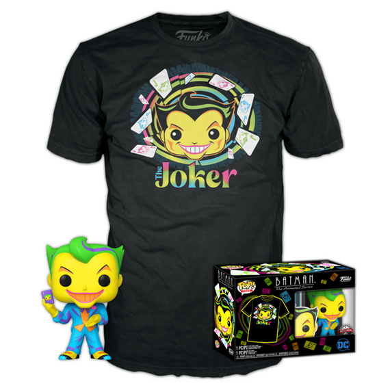 Set figure POP & Tee DC Comics Batman Joker Exclusive |  Techbox