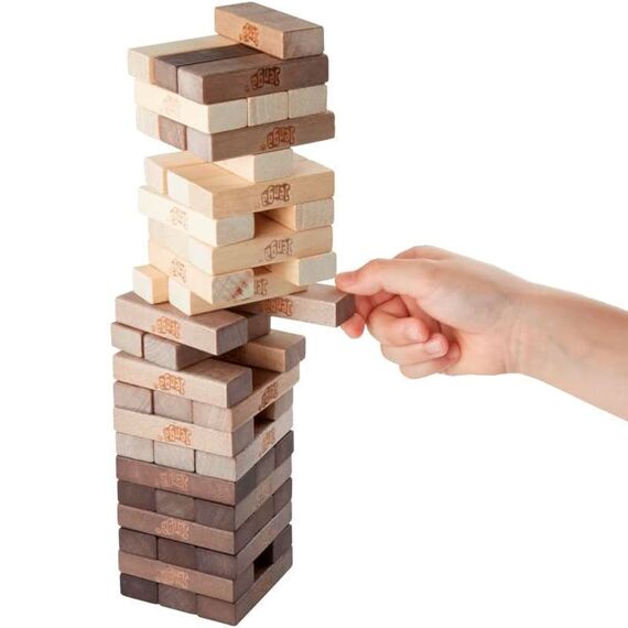 Jenga Rustic game - Board Games - Various - Techbox