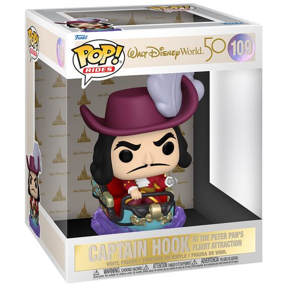POP figure Disney World 50th Anniversary Captain Hook |  Techbox