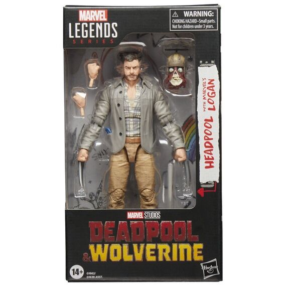 Marvel Legends Series Deadpool & Wolverine - Headpool with Marvels Logan figure 15cm |  Techbox