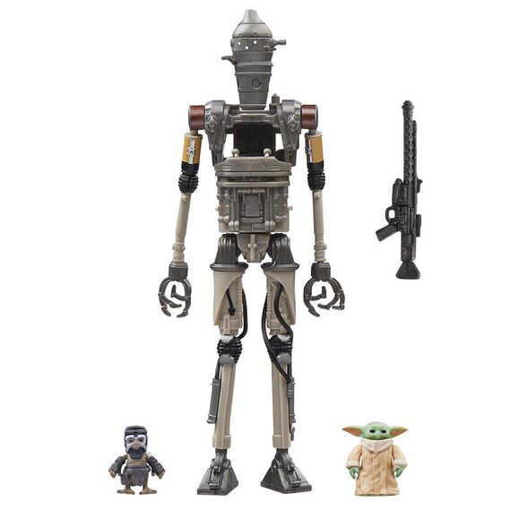 Star Wars The Mandalorian IG-12 Grogu & Anzellan figure 9,5cm - Figurines - Collectibles - Techbox