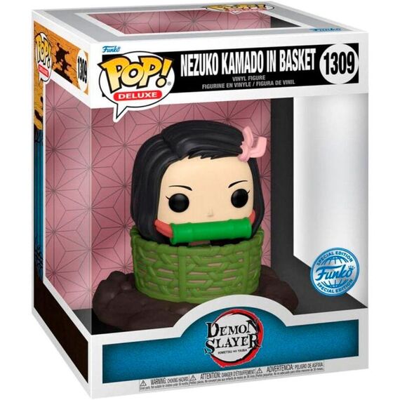 POP figure Deluxe Demon Slayer Kimetsu no Yaiba Nezuko Kamado in Basket Exclusive |  Techbox