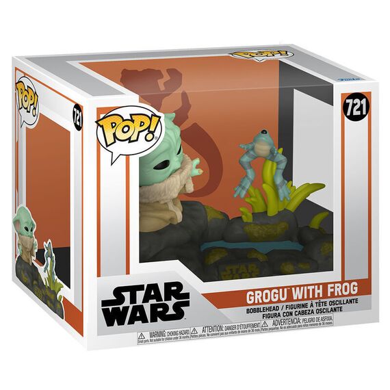 POP figure Deluxe Star Wars The Mandalorian Grogu with Frog - Funko POP - Collectibles - Techbox