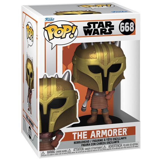 POP figure Star Wars Mandalorian 9 The Armorer |  Techbox