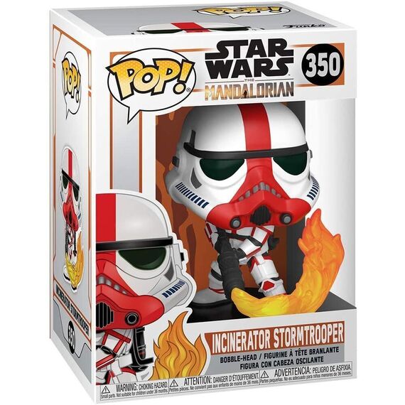 POP figure Star Wars Mandalorian Incinerator Stormtrooper |  Techbox