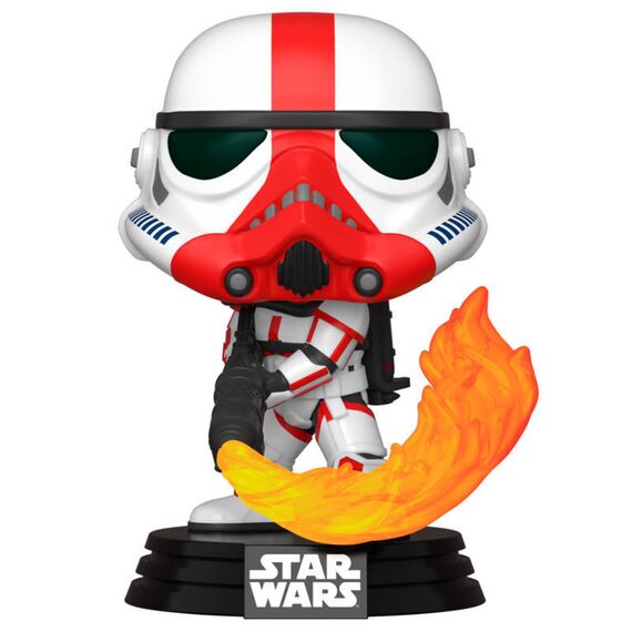 POP figure Star Wars Mandalorian Incinerator Stormtrooper |  Techbox